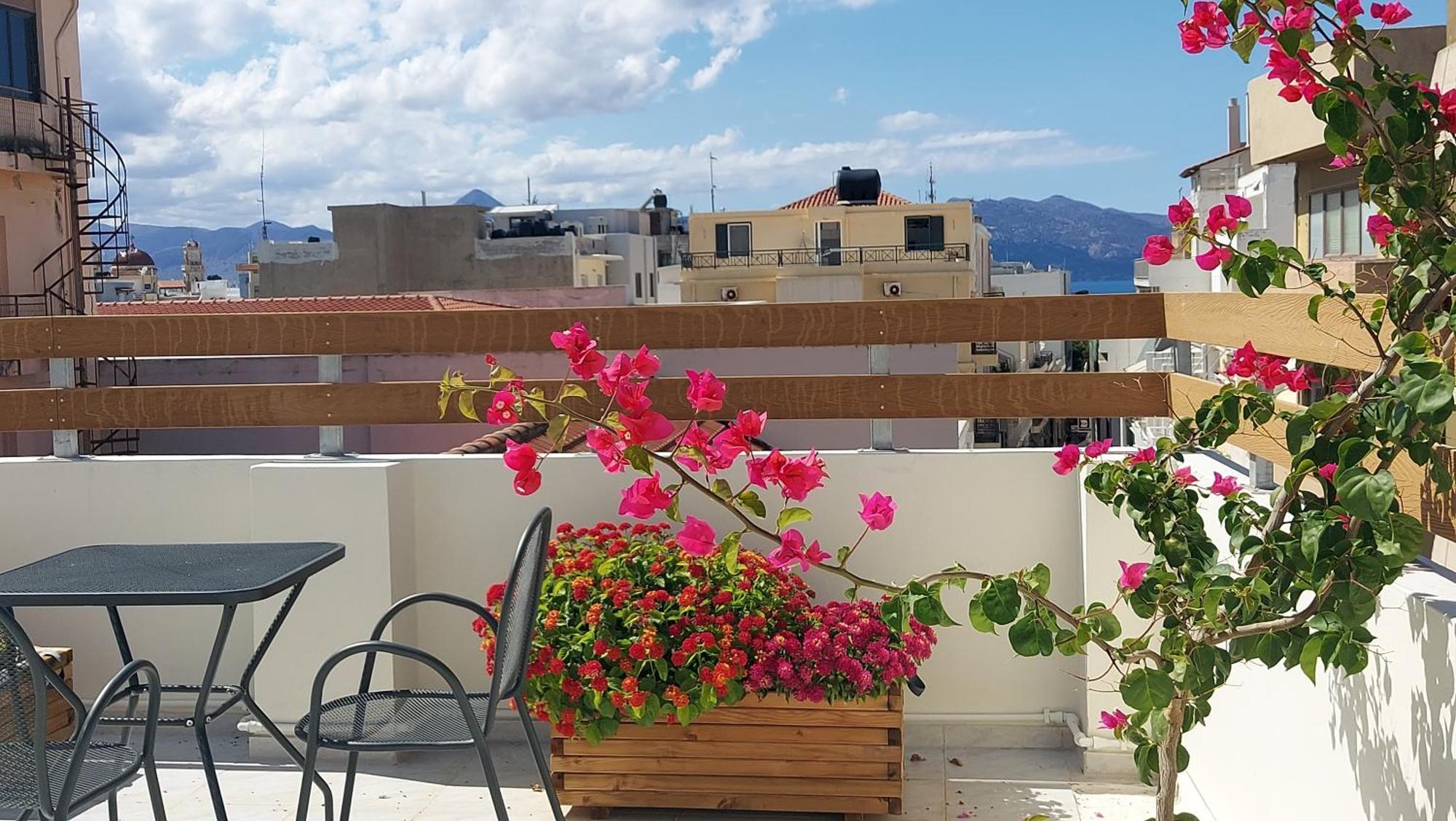 The Blue Apartment In The Heart Of Heraklion Экстерьер фото